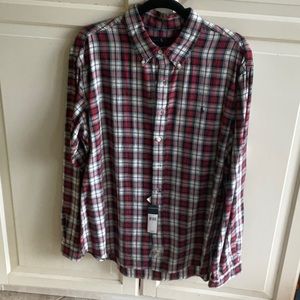 NWT Men’s custom fit XL Polo button down shirt